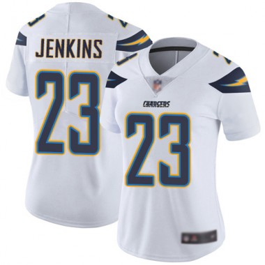 Los Angeles Chargers NFL Football Rayshawn Jenkins White Jersey Women Limited #23 Road Vapor Untouchable->youth nfl jersey->Youth Jersey